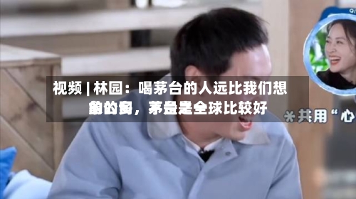 视频 | 林园：喝茅台的人远比我们想象的多，茅台是全球比较好的公司，不是之一