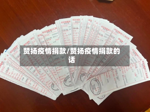 赞扬疫情捐款/赞扬疫情捐款的话