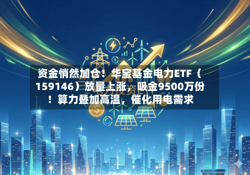 资金悄然加仓！华宝基金电力ETF（159146）放量上涨，吸金9500万份！算力叠加高温	，催化用电需求-第2张图片