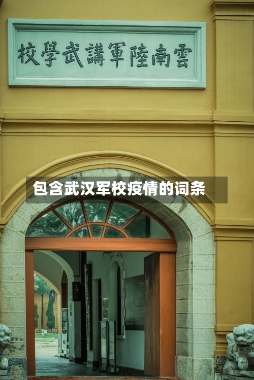 包含武汉军校疫情的词条-第2张图片