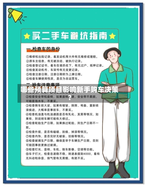 哪些预算项目影响新手购车决策？-第3张图片