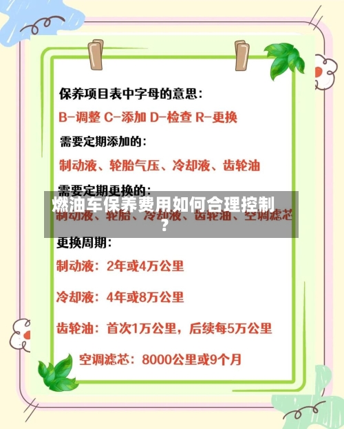 燃油车保养费用如何合理控制?-第2张图片