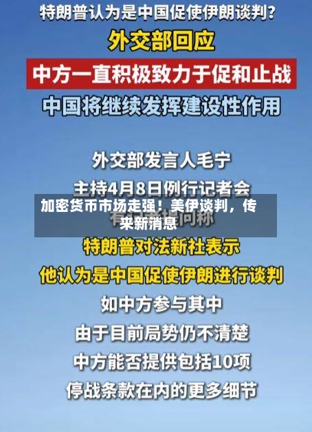 加密货币市场走强！美伊谈判，传来新消息-第3张图片