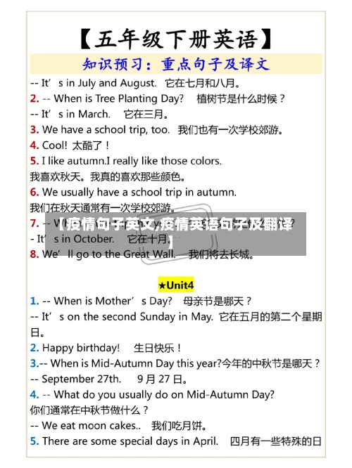 【疫情句子英文,疫情英语句子及翻译】-第3张图片