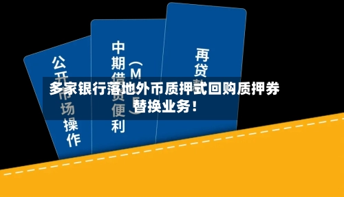多家银行落地外币质押式回购质押券替换业务！-第3张图片
