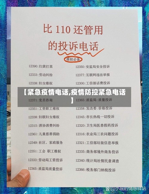 【紧急疫情电话,疫情防控紧急电话】
