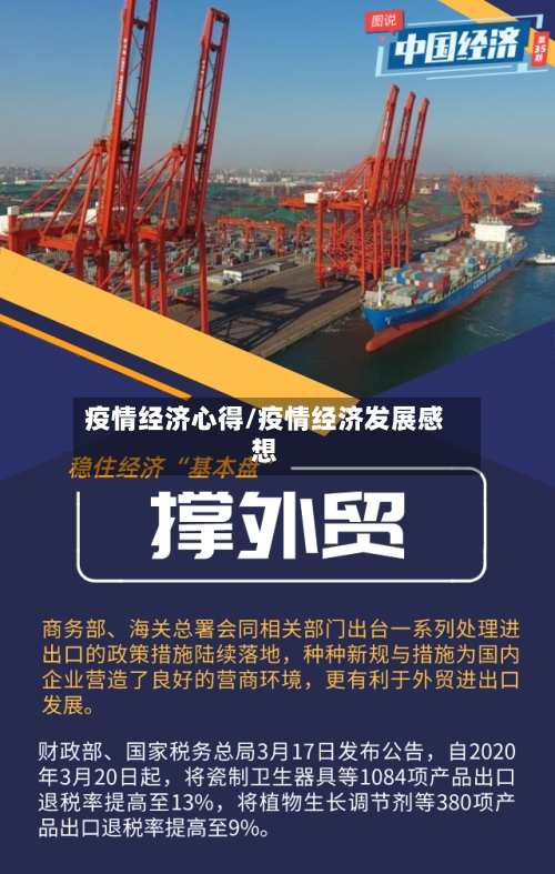 疫情经济心得/疫情经济发展感想