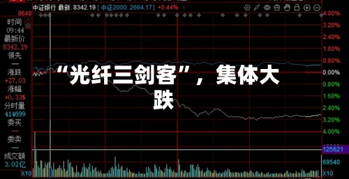 “光纤三剑客	”，集体大跌-第3张图片