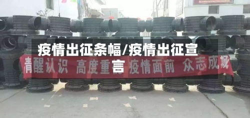 疫情出征条幅/疫情出征宣言-第2张图片