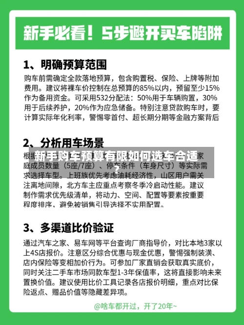 新手购车预算有限如何选车合适?-第2张图片