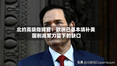 北约高级指挥官：欧洲已基本填补美国削减军力留下的缺口
