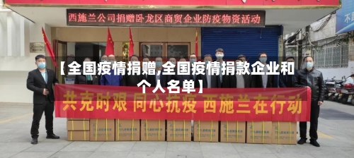 【全国疫情捐赠,全国疫情捐款企业和个人名单】-第3张图片
