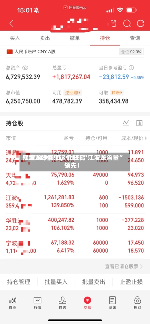 江波龙净利润，比较高预增743倍！这个ETF“江波龙含量”领先！
