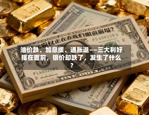 油价跌	、加息缓、通胀退——三大利好摆在面前	，银价却跌了，发生了什么？-第3张图片