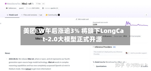 美团-W午后涨逾3% 将旗下LongCat-2.0大模型正式开源-第2张图片