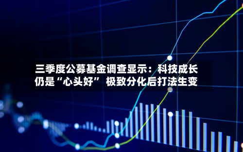 三季度公募基金调查显示：科技成长仍是“心头好”  极致分化后打法生变-第2张图片