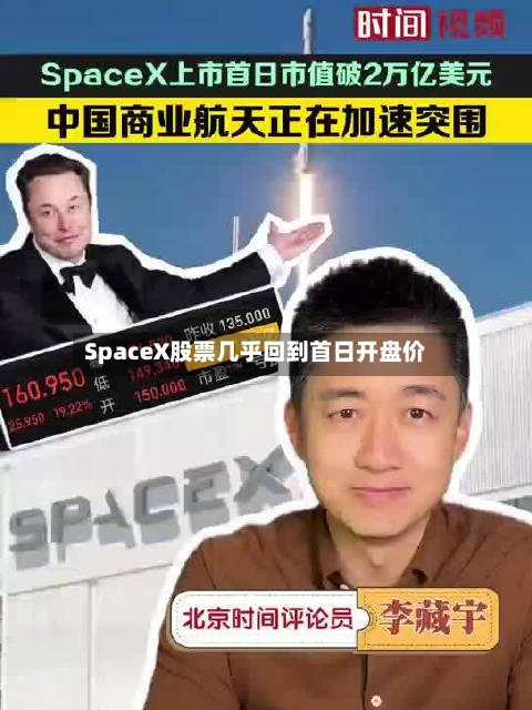 SpaceX股票几乎回到首日开盘价-第2张图片