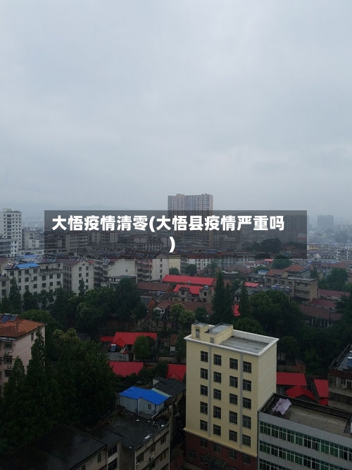 大悟疫情清零(大悟县疫情严重吗)-第3张图片