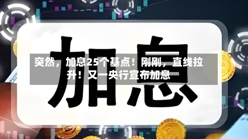 突然，加息25个基点！刚刚，直线拉升！又一央行宣布加息-第3张图片