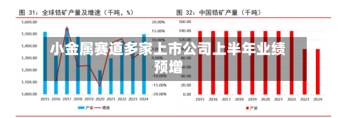 小金属赛道多家上市公司上半年业绩预增-第2张图片