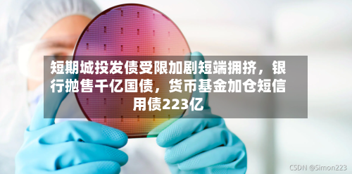 短期城投发债受限加剧短端拥挤，银行抛售千亿国债，货币基金加仓短信用债223亿-第2张图片
