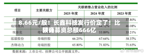 8.66元/股！长鑫科技发行价定了！比较高预计募资总额666亿-第3张图片