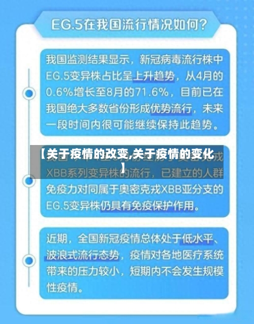 【关于疫情的改变,关于疫情的变化】-第2张图片