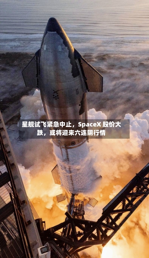 星舰试飞紧急中止	，SpaceX 股价大跌，或将迎来六连阴行情-第2张图片