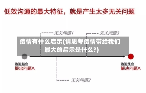 疫情有什么启示(请思考疫情带给我们最大的启示是什么?)-第2张图片