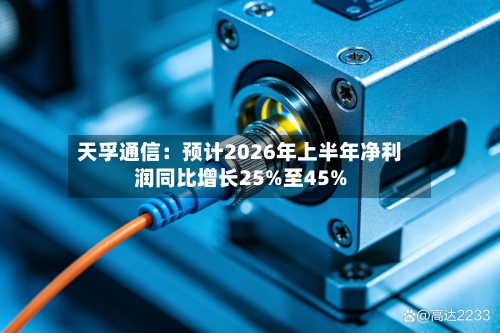 天孚通信：预计2026年上半年净利润同比增长25%至45%
