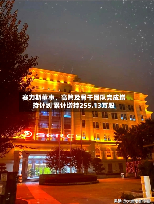 赛力斯董事、高管及骨干团队完成增持计划 累计增持255.13万股-第2张图片