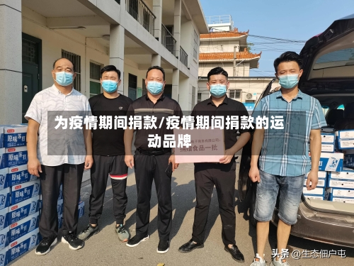 为疫情期间捐款/疫情期间捐款的运动品牌