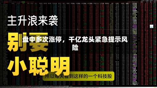 盘中多次涨停，千亿龙头紧急提示风险-第3张图片