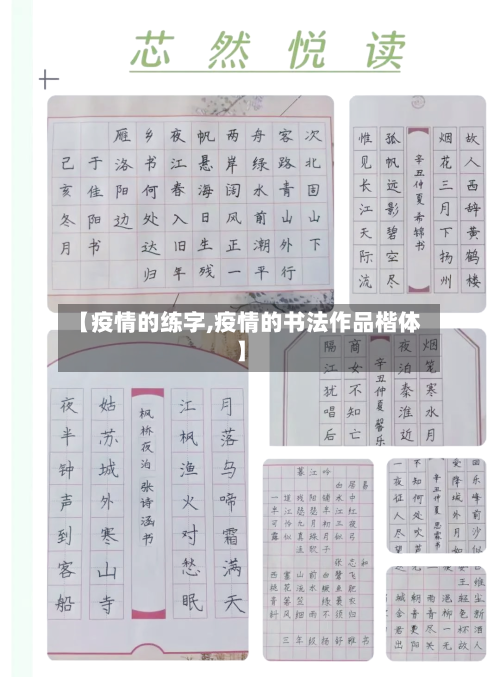 【疫情的练字,疫情的书法作品楷体】