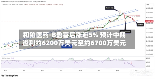 和铂医药-B盈喜后涨逾5% 预计中期溢利约6200万美元至约6700万美元