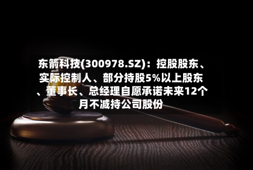 东箭科技(300978.SZ)：控股股东、实际控制人、部分持股5%以上股东、董事长	、总经理自愿承诺未来12个月不减持公司股份-第2张图片