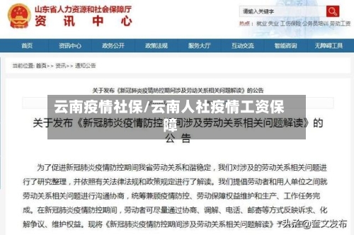 云南疫情社保/云南人社疫情工资保障-第2张图片