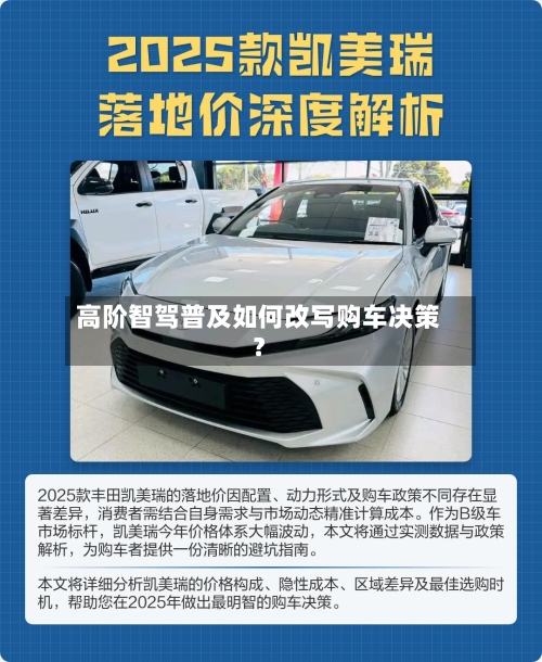 高阶智驾普及如何改写购车决策?-第2张图片