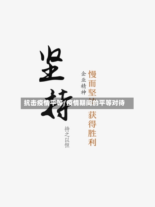 抗击疫情平等/疫情期间的平等对待