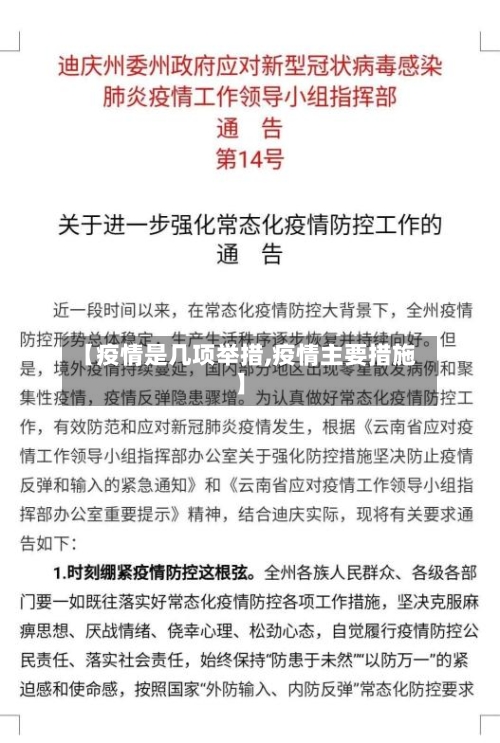 【疫情是几项举措,疫情主要措施】-第2张图片