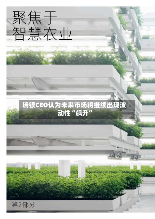 瑞银CEO认为未来市场将继续出现波动性“飙升”