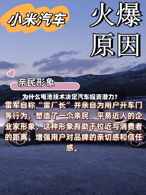 为什么电池技术决定汽车投资潜力？