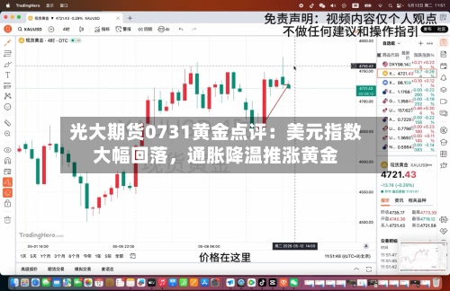 光大期货0731黄金点评：美元指数大幅回落	，通胀降温推涨黄金-第3张图片