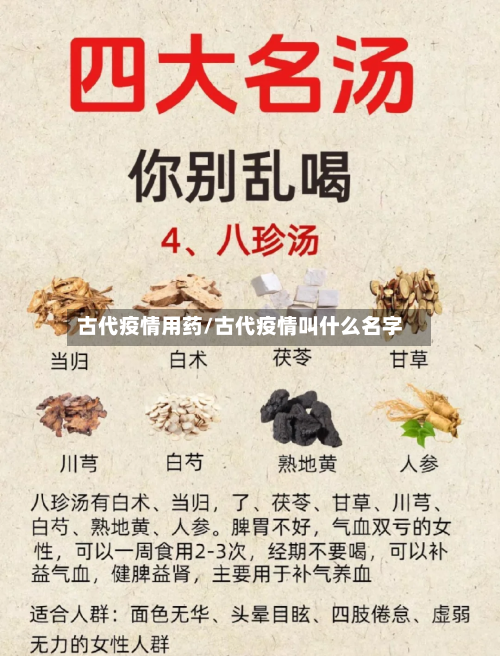 古代疫情用药/古代疫情叫什么名字-第3张图片