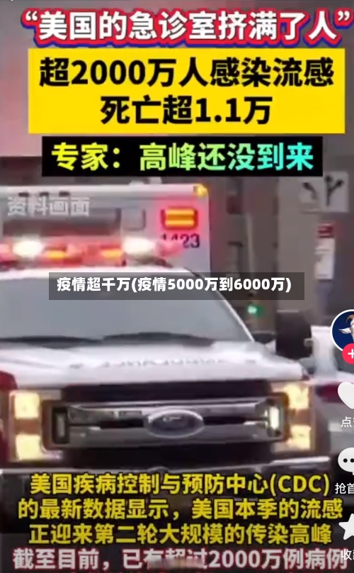 疫情超千万(疫情5000万到6000万)