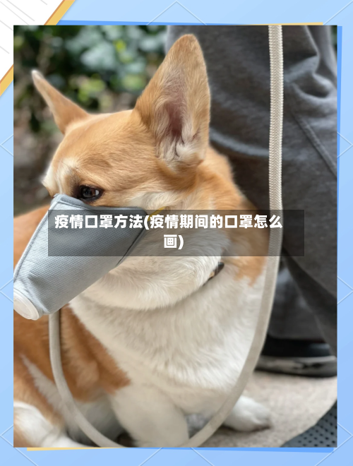 疫情口罩方法(疫情期间的口罩怎么画)