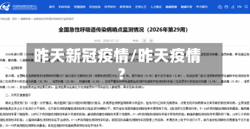 昨天新冠疫情/昨天疫情?-第2张图片