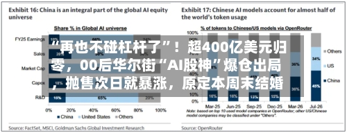 “再也不碰杠杆了”！超400亿美元归零，00后华尔街“AI股神	”爆仓出局	，抛售次日就暴涨，原定本周末结婚-第2张图片
