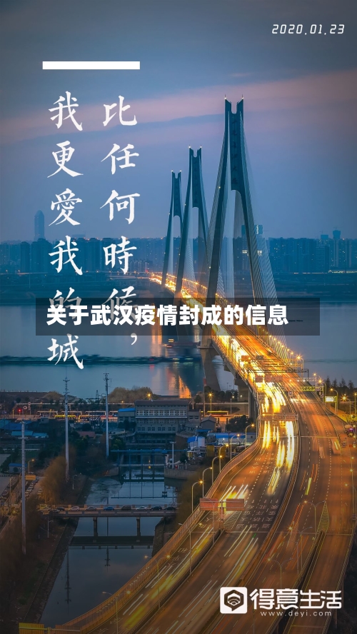 关于武汉疫情封成的信息-第3张图片