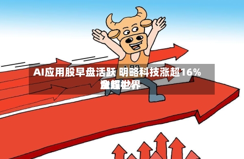 AI应用股早盘活跃 明略科技涨超16%金蝶世界
涨超4%-第2张图片